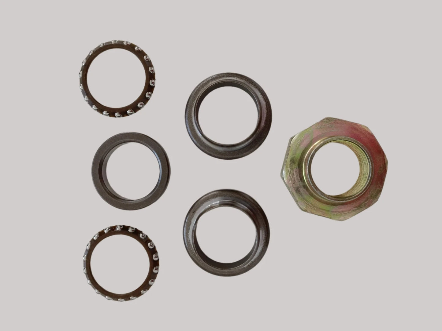 STEERING HEAD STEM BEARINGS NUT Kit For YAMAHA PY50 PW50 PEEWEE YZinger Bike