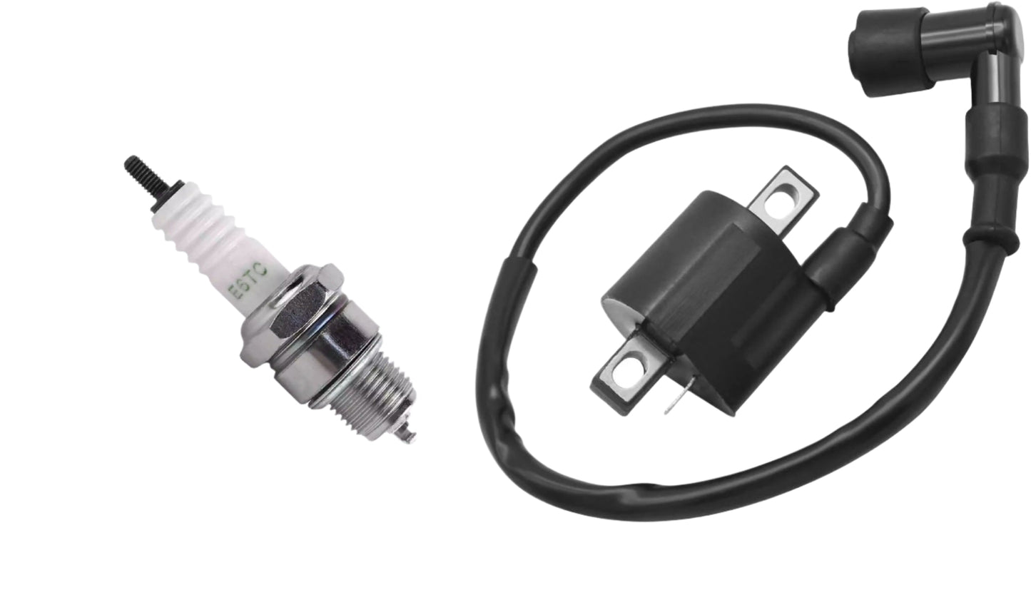 Ignitionn Coil E6TC Spark Plug YAMAHA PW50 PY50 PEEWEE50 PIT DIRT BIKE - My Store