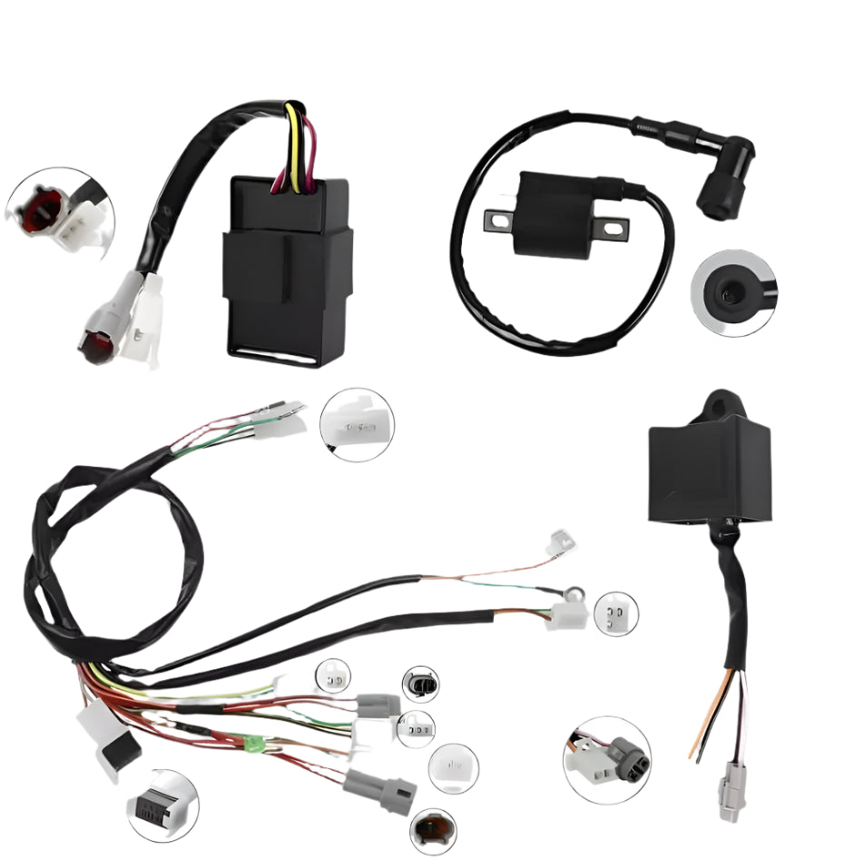 Wiring Loom CDI Ignition Coil Magneto + Control Unit Kit for Yamaha PW50 PY50 PeeWee 50 Dirt Bike