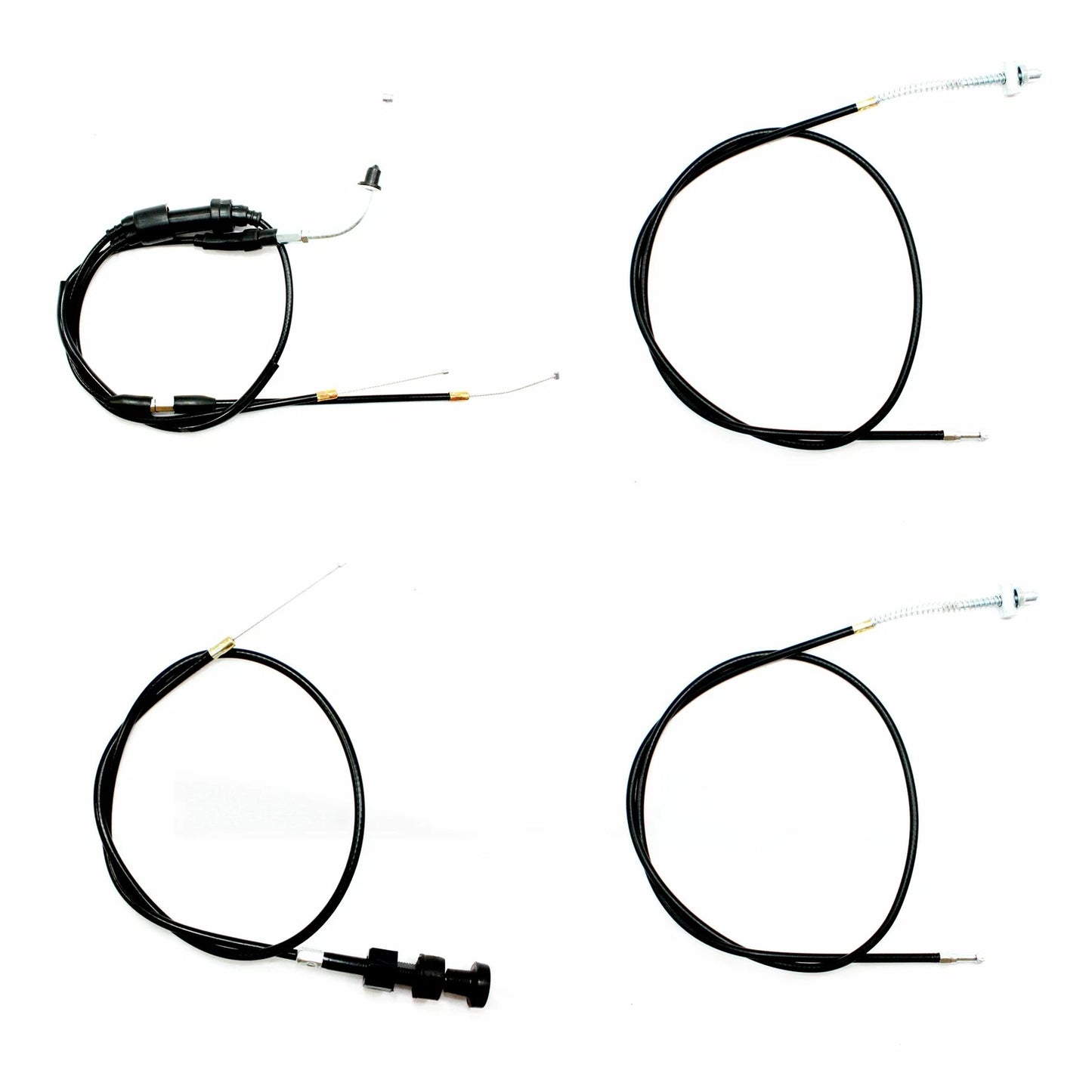 Throttle Choke Front Rear Drum Brake Cable Set YAMAHA PW50 PY50 PEEWEE 50 PIT BIKE