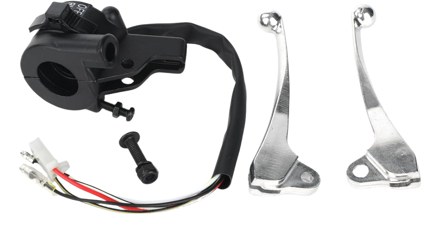 TWIST THROTTLE HOUSING SWITCH BRAKE LEVERS YAMAHA PW50 PY50 PEEWEE 50 DIRT BIKE - My Store