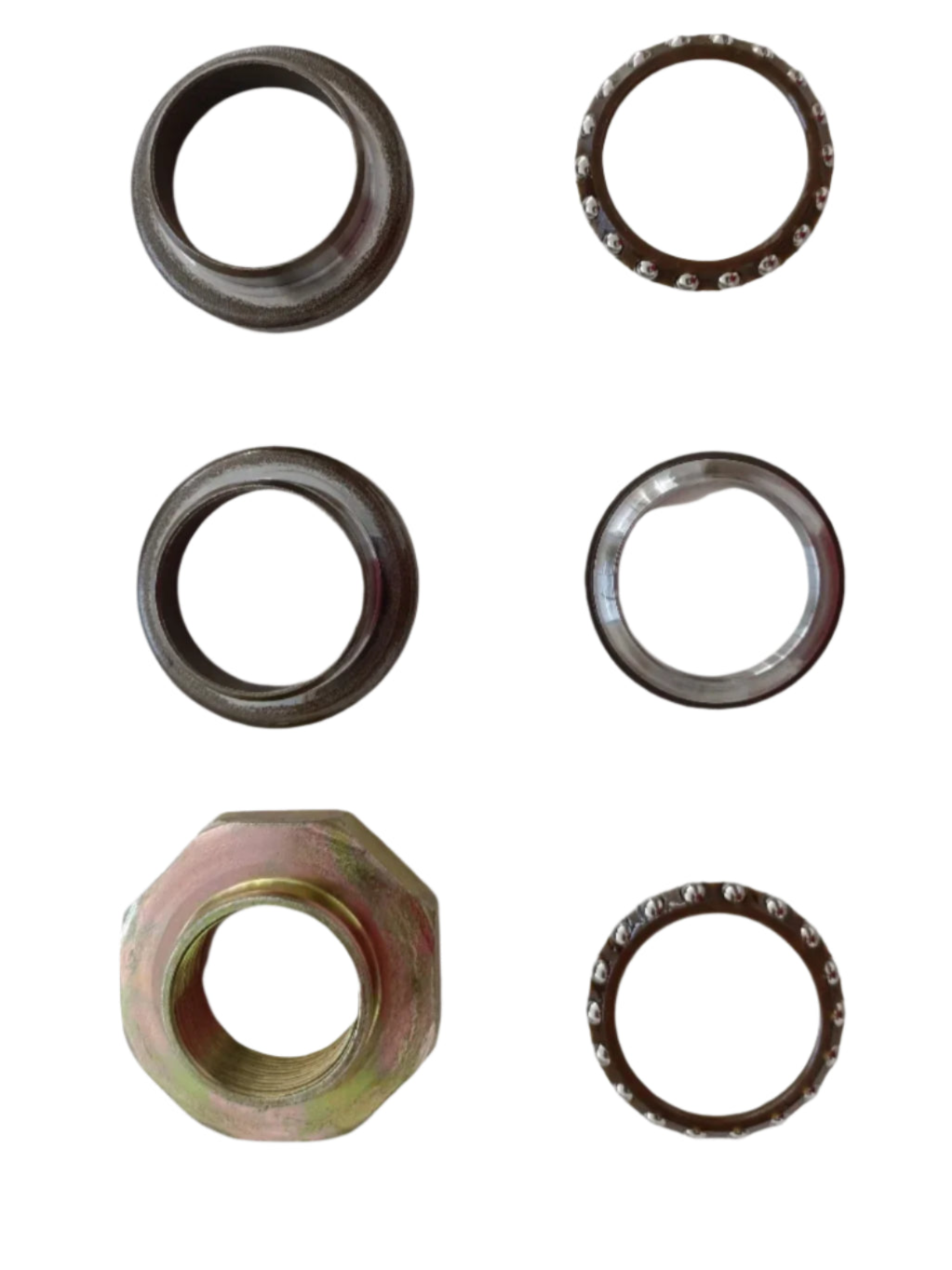 STEERING HEAD STEM BEARINGS NUT Kit For YAMAHA PY50 PW50 PEEWEE YZinger Bike - My Store