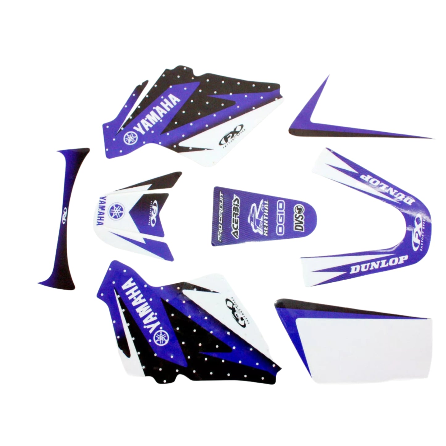 3M PW ONLY BLUE Decals Graphics Sticker Kit YAMAHA PEEWEE 50 PW50 PY50 Fairing - My Store