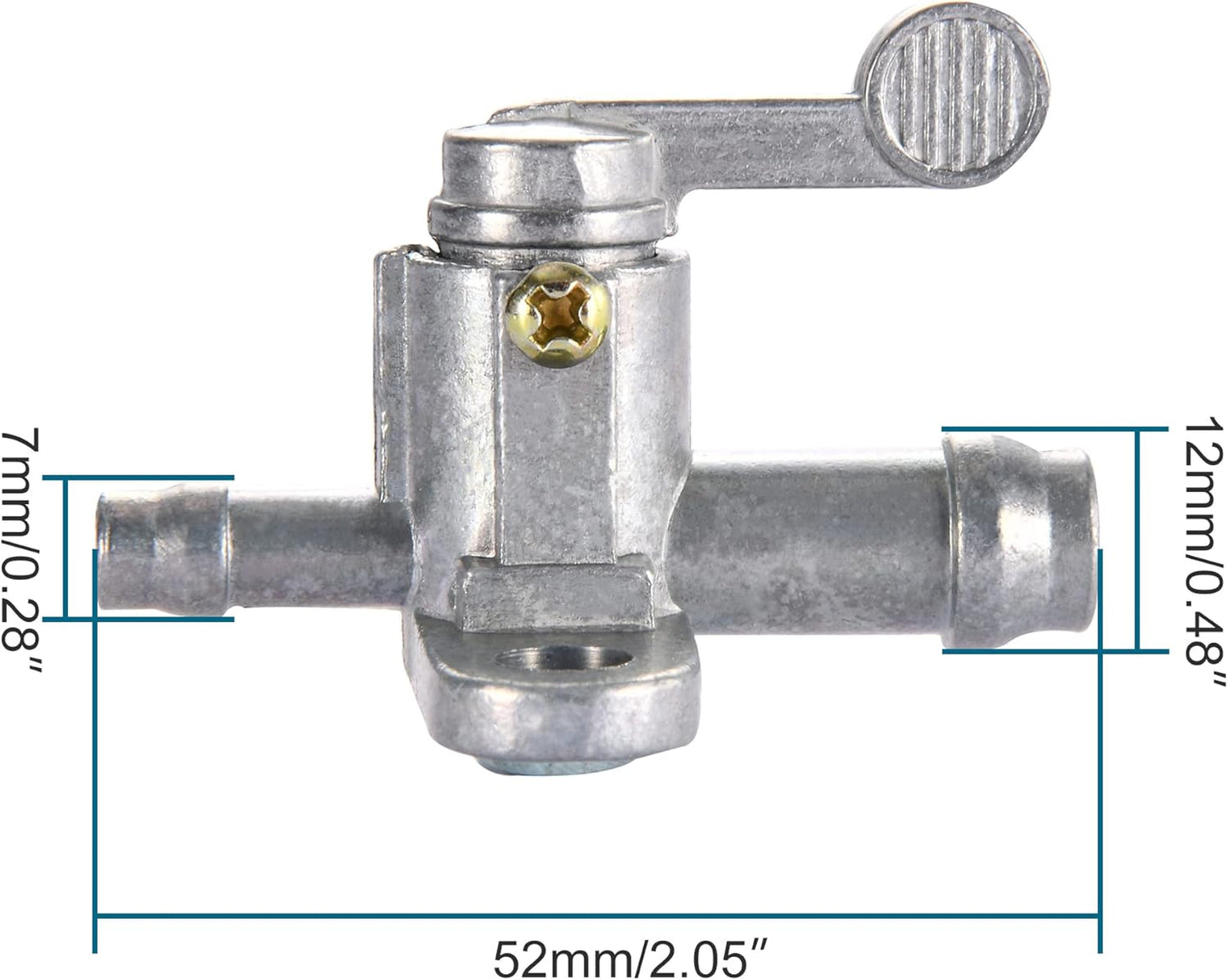 5mm–8mm Inline Fuel Petcock Tap Filter Switch For Yamaha PW50 PY50 Peewee Dirt Bike