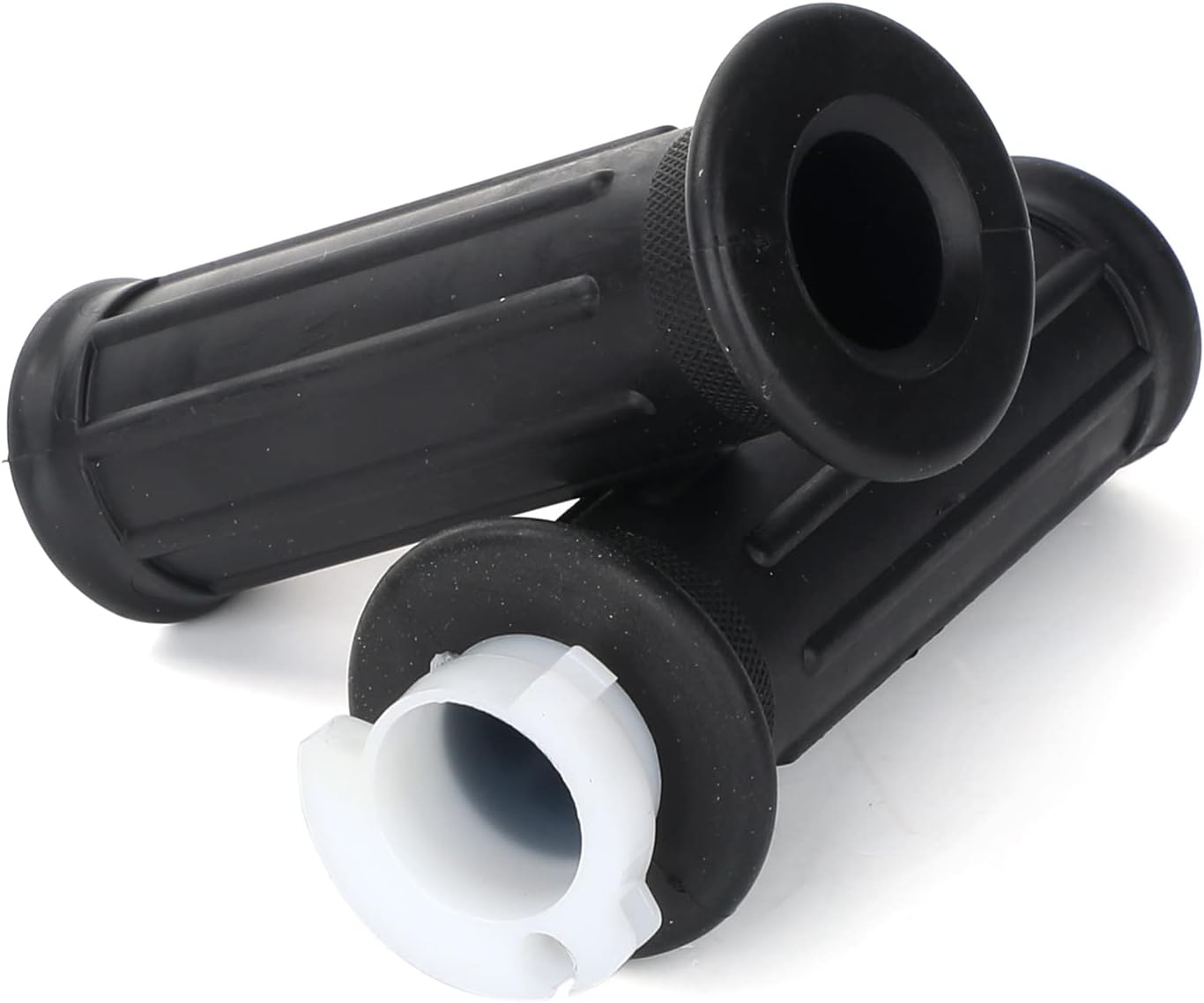 Twist Throttle Tube + Hand Grips Pair for Yamaha PW50 PY50 Peewee 50 Pit Dirt Bike