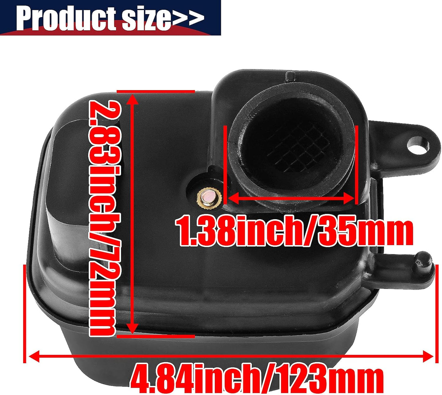 28mm Air Filter Cleaner Box for Yamaha PW50 PY50 Peewee 50 Pit Dirt Trail Bike
