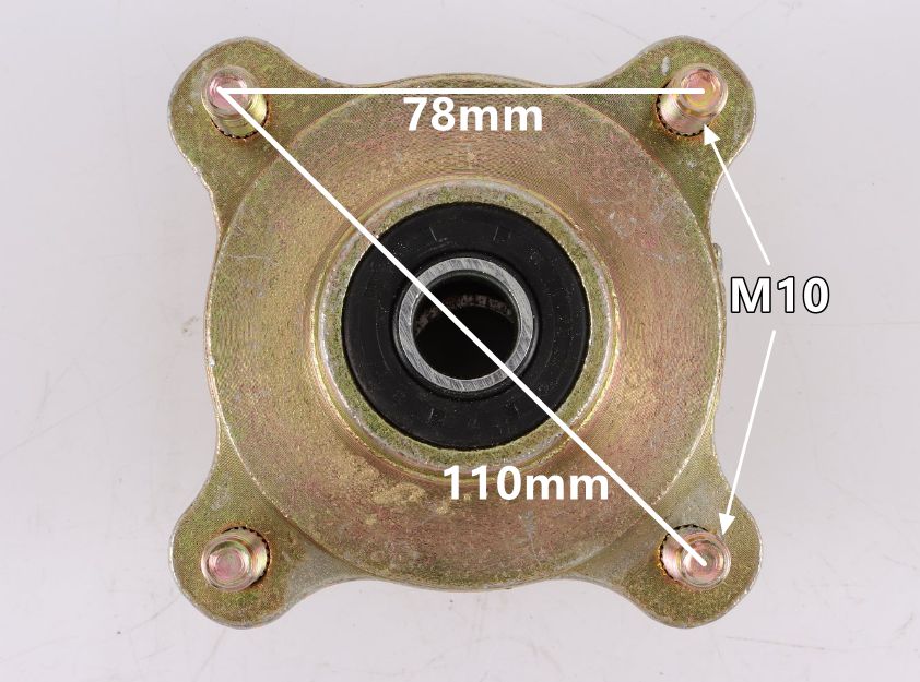 4 Stud Front Disc Brake Wheel Rim Hub 200cc 250cc Quad Dirt Bike ATV Dune Buggy - My Store