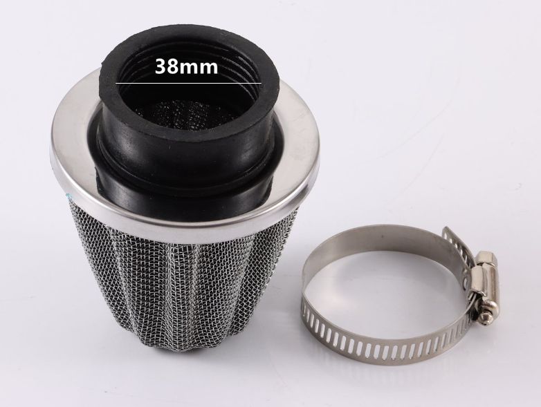 37mm 38mm Steel Pod Air Filter Cleaner 110cc 125 140cc PIT Quad Dirt Bike ATV Buggy - My Store