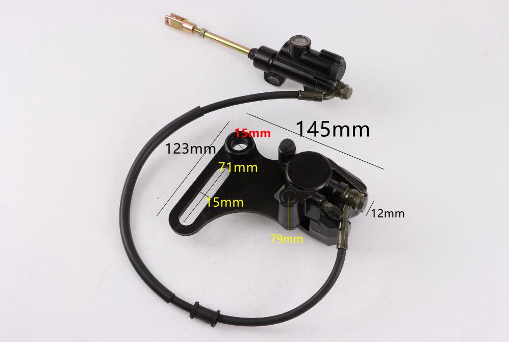 15mm Hydraulic Rear Brake Caliper System+ Pad 110cc 125cc 140cc PIT PRO DirtBike - My Store