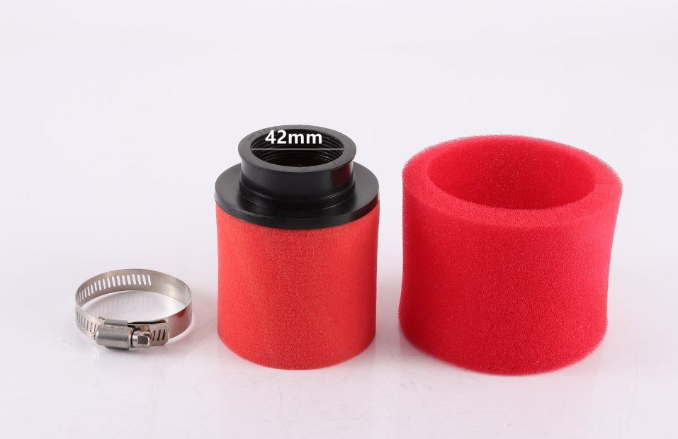 RED 42mm Foam Air Filter Pod Cleaner 150cc 160 PIT Quad Dirt Bike ATV Buggy - My Store