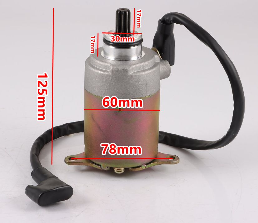 9 Tooth Start Starter Motor GY6 125cc 150cc quad atv bike buggy Moped Scooter - My Store