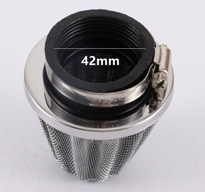 42mm Steel Pod Air Filter Cleaner 150 160cc PIT Quad Dirt Bike ATV Buggy - My Store