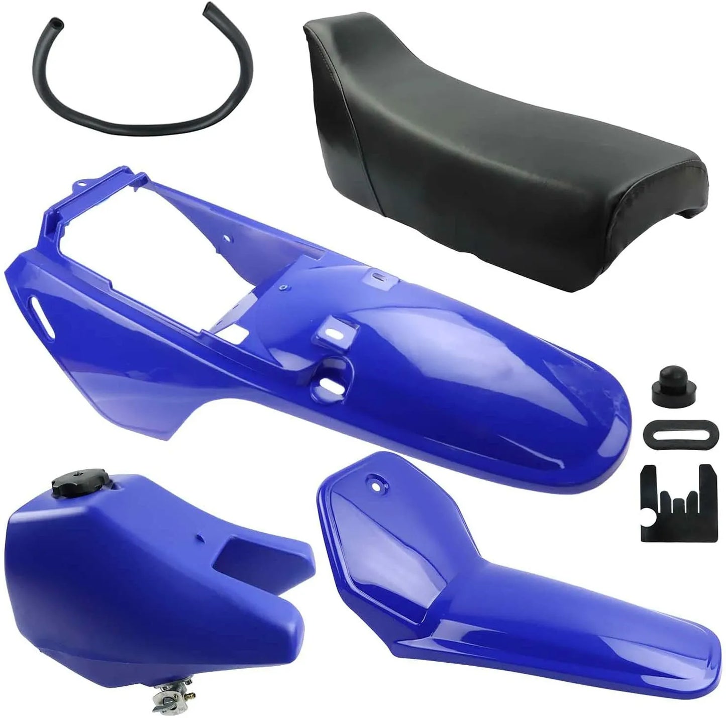 BLUE Plastics Fender Fairing Seat Fuel Tank Yamaha PEEWEE 80 PW80 PY80 DIRT BIKE - My Store