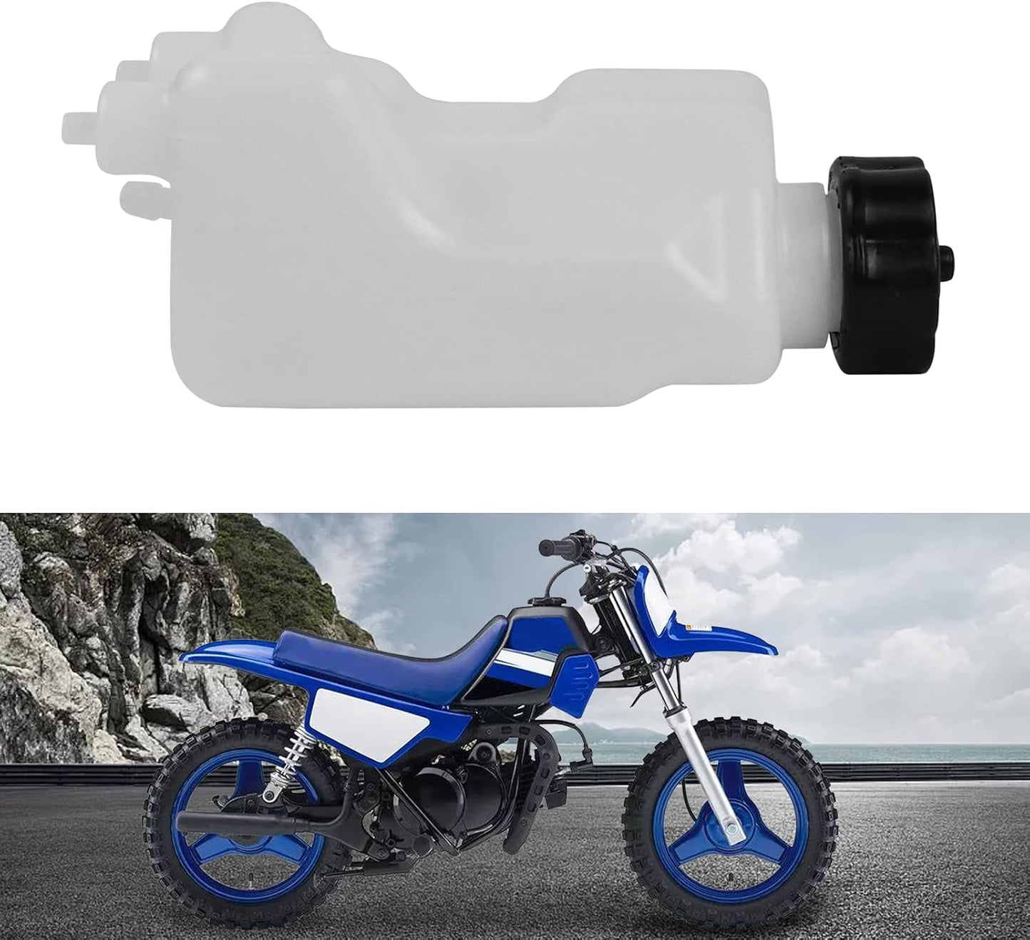 Oil Tank Reservoir with Cap for Yamaha PW50 PY50 PeeWee 50 G50T 50cc Dirt Bike
