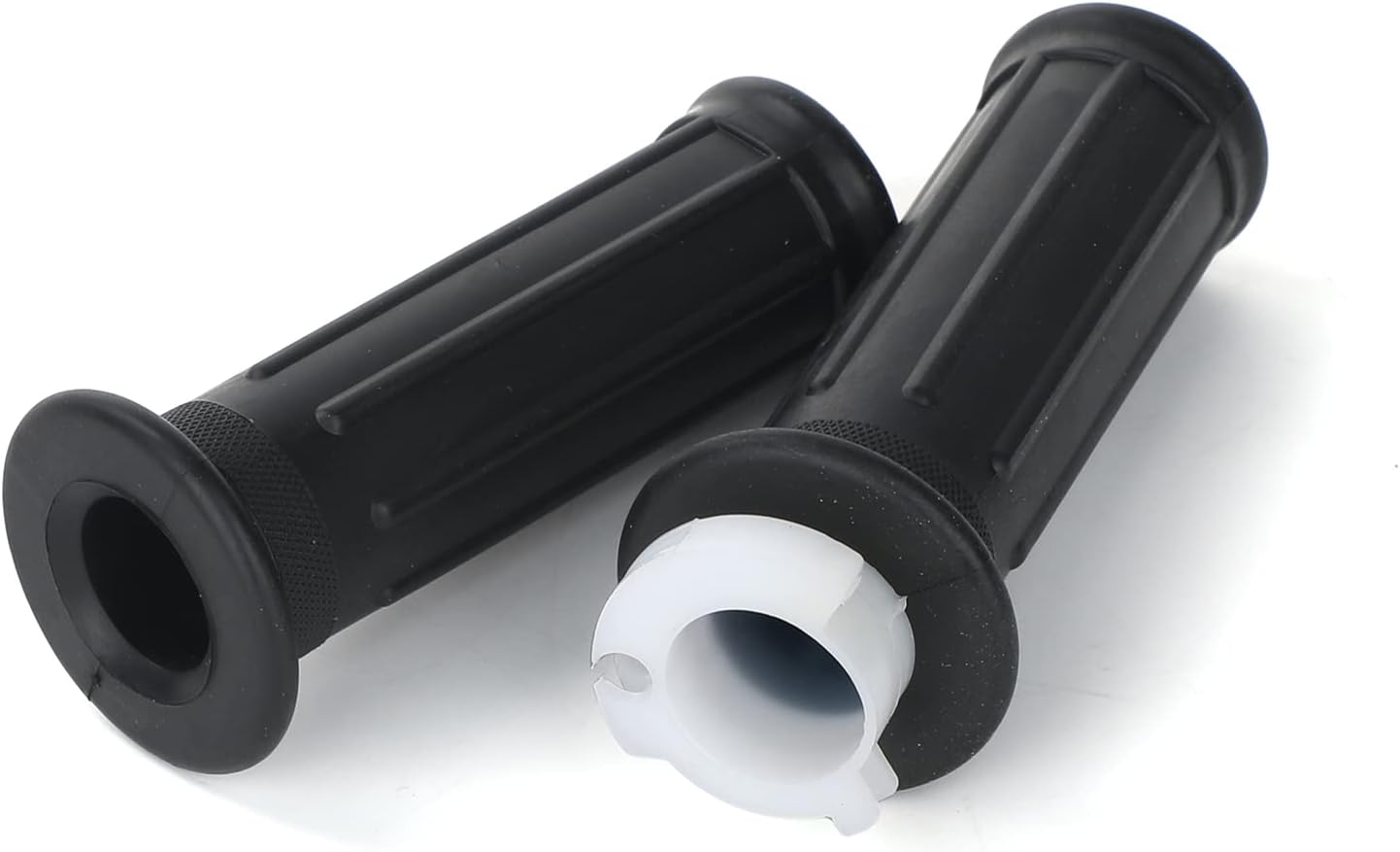 Twist Throttle Tube + Hand Grips Pair for Yamaha PW50 PY50 Peewee 50 Pit Dirt Bike