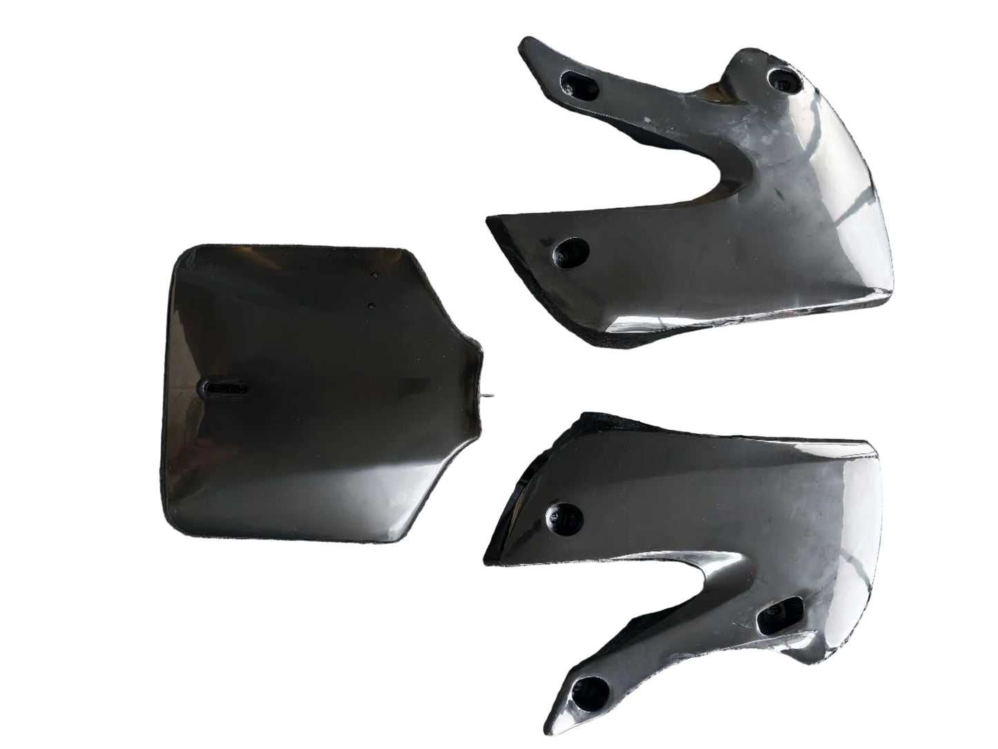 Classic Black Plastics Body Kit Set for Kawasaki KLX110 (2002-2009) & KX65