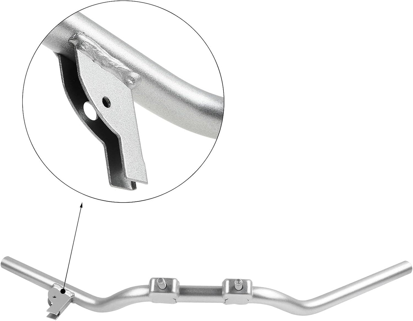 Silver Alloy Handlebar for Yamaha PW50 PY50 PEEWEE 50 Kids Dirt Bike Replacement Bar (Copy)