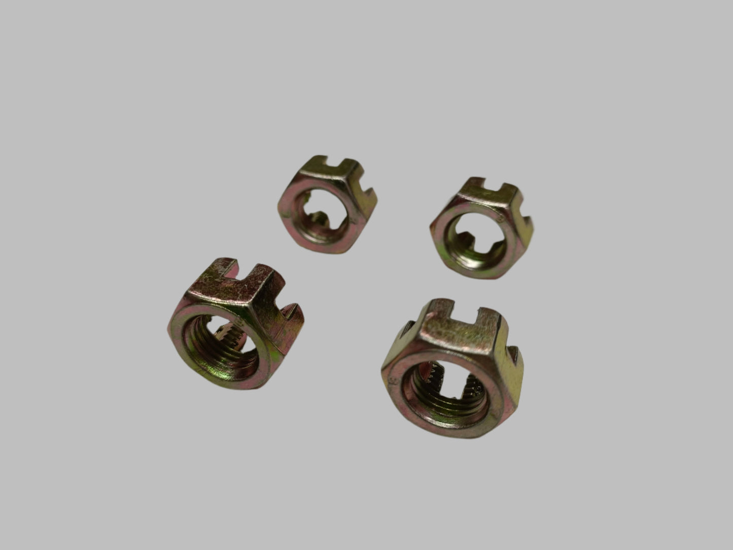 4X 12mm Wheel Hub Axle Castellated Nuts 50c 110cc 125cc QUAD DIRT BIKE ATV BUGGY - My Store