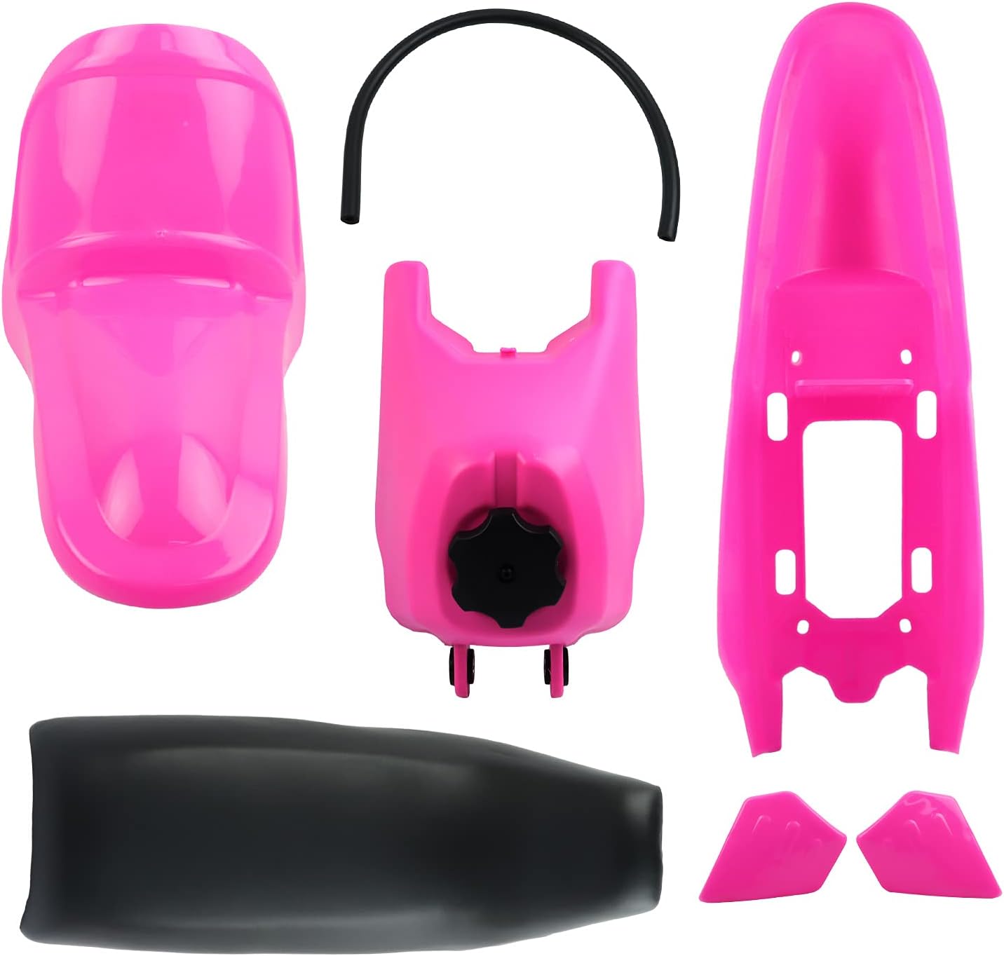PINK Plastic Fender Fairing Seat Fuel Tank Kit For Yamaha PW50 PY50 PeeWee 50 Dirt Bike