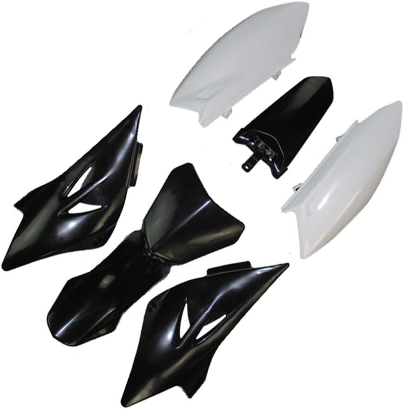 6-Piece Black Fairing Plastic Kit Replacement Fits Yamaha TTR50 50cc Dirt Pit Bikes