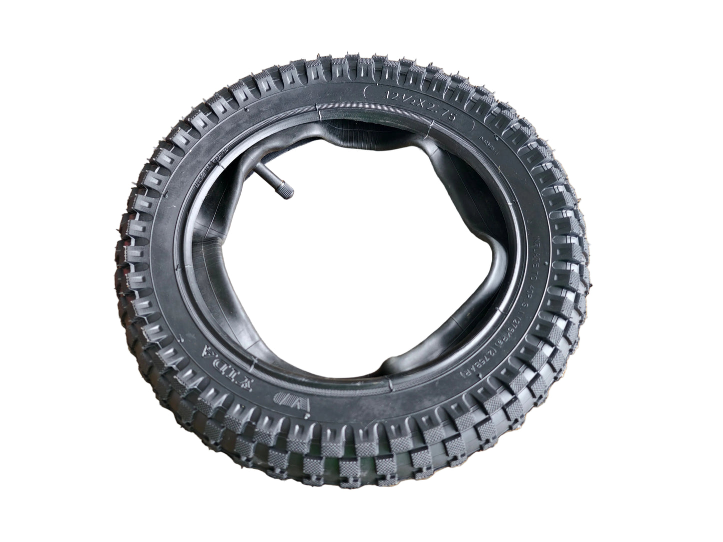 12.5x2.75 Pocket Bike Tyre + Inner Tube 47cc 49cc Mini Pocket Bike Straight Valve
