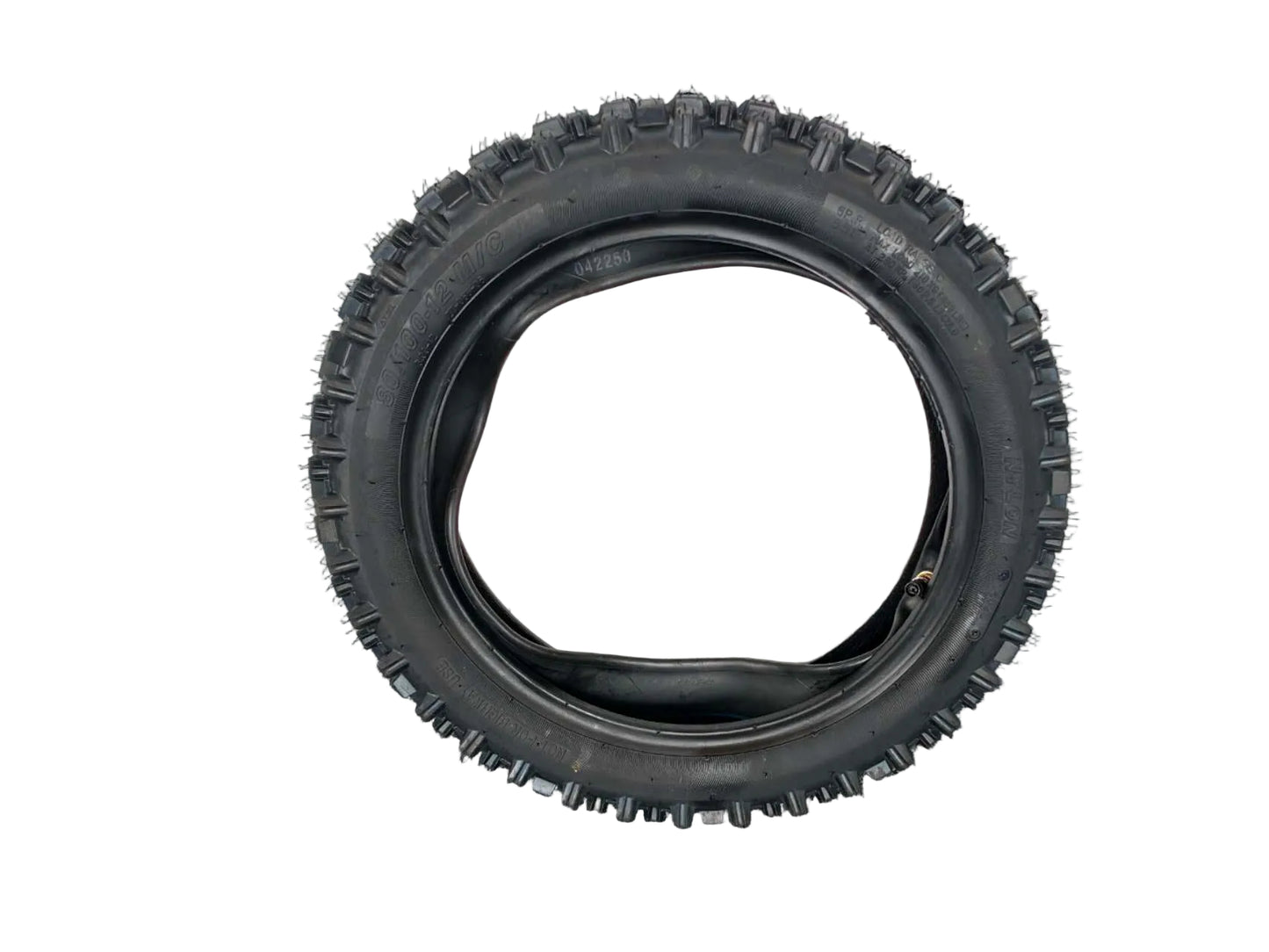 80/100-12 Rear Knobby Tyre + Inner Tube 12 Inch Pit Bike Dirt Bike Off Road