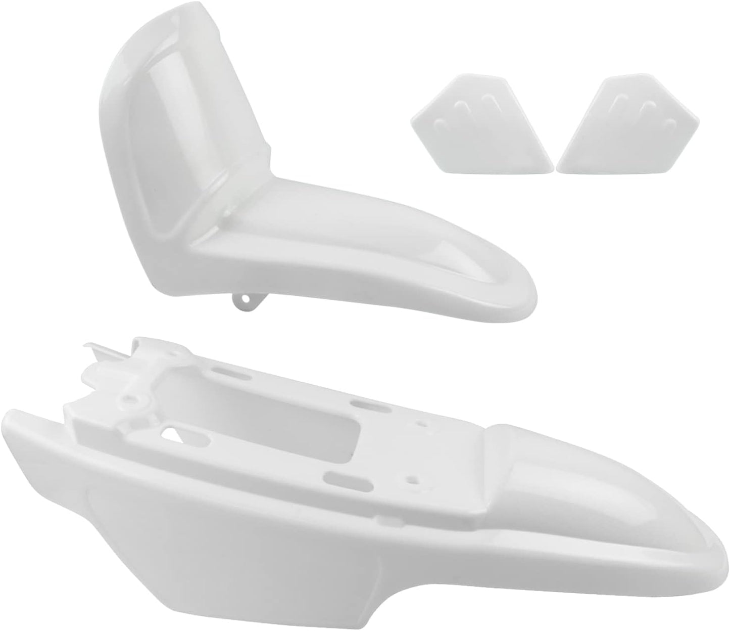 White Plastic Fender Fairing Seat Fuel Tank Kit for Yamaha PW50 PY50 PeeWee 50 Dirt Bike