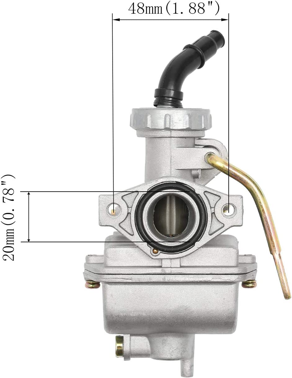 PZ20 PZ 20 20mm Lever Choke Carb Carby Carburetor 110cc PIT Quad Dirt Bike ATV Buggy - My Store