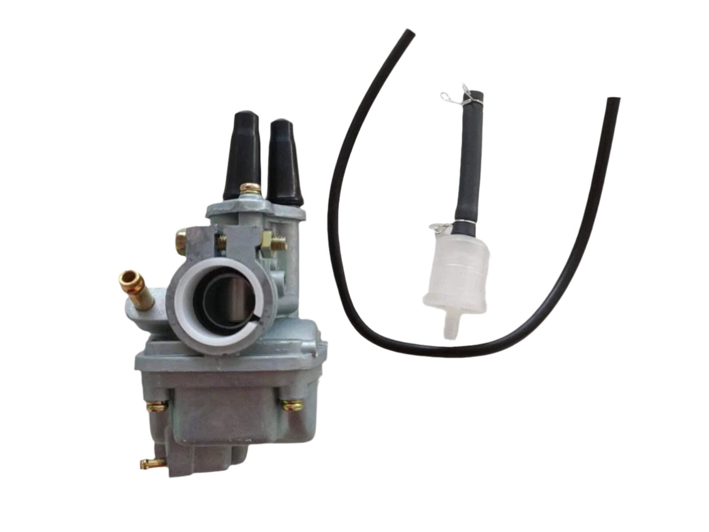 Carburetor for Yamaha PW80 Y-Zinger 1983-2006 + Throttle Cable Fuel Line Kit