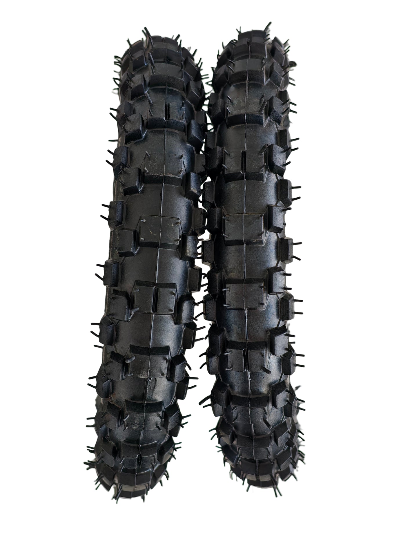 2.50-10 Front & Rear Tyre + Tube Set (TR4 Straight Valve) For Yamaha PW50 Peewee 50 QR50 Dirt Bike