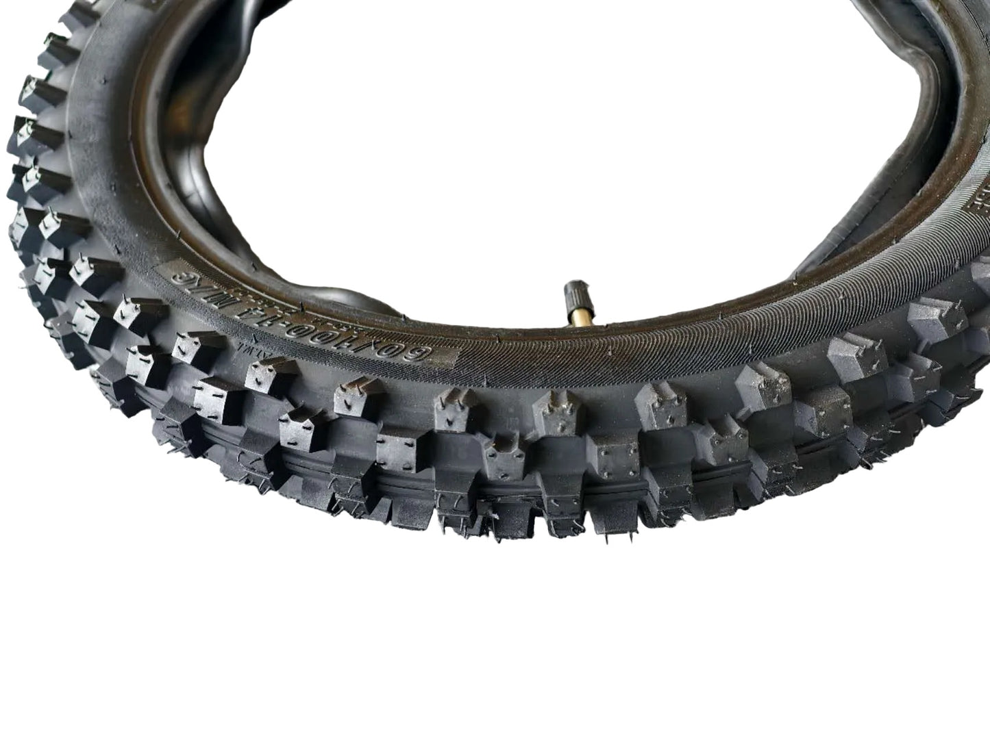 14"/12" Pit Bike Motocross Tyre Set (2.50-14 & 3.00-12) for PW80, CRF110, KX65