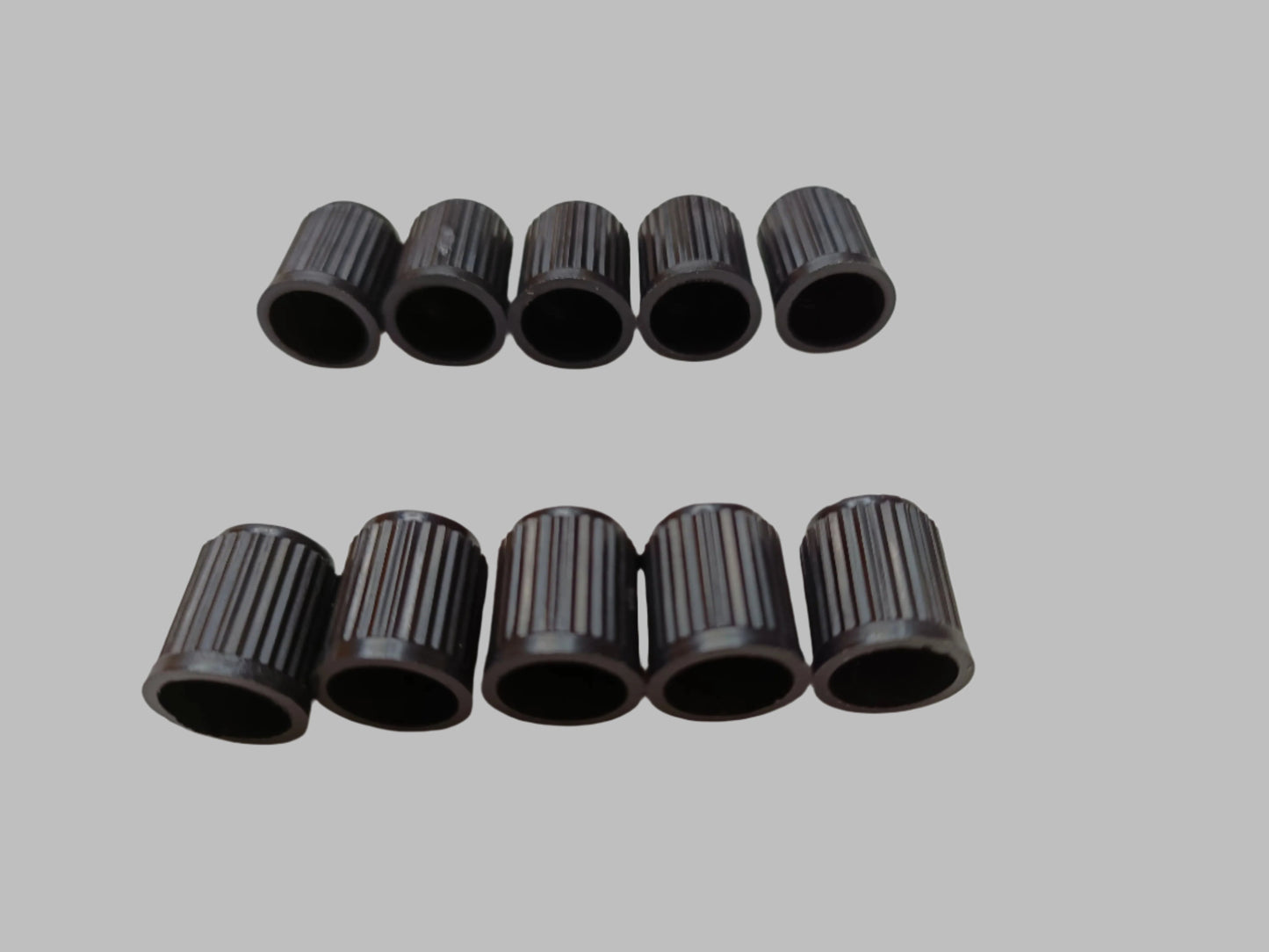 10 x Black Wheel Tyre Tire Valve Stems Cover Screw Air Caps Car Truck MotorBike - My Store