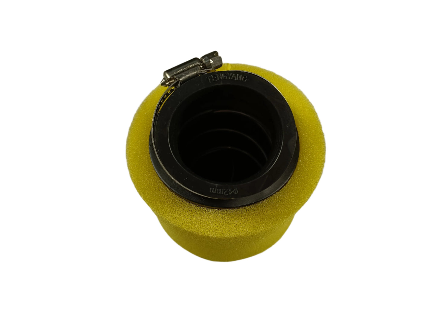 YELLOW 41mm 42mm Bent Angled Foam Air Filter Pod PIT Quad Dirt Bike ATV Buggy - My Store