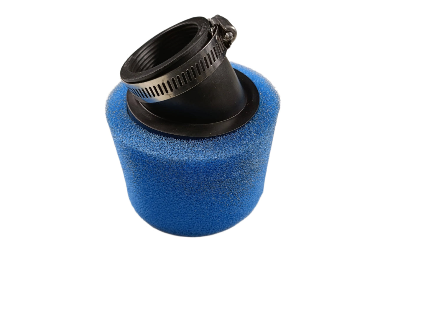 BLUE 42mm Bent Angled Foam Air Filter Pod PIT Quad Dirt Bike ATV Buggy - My Store