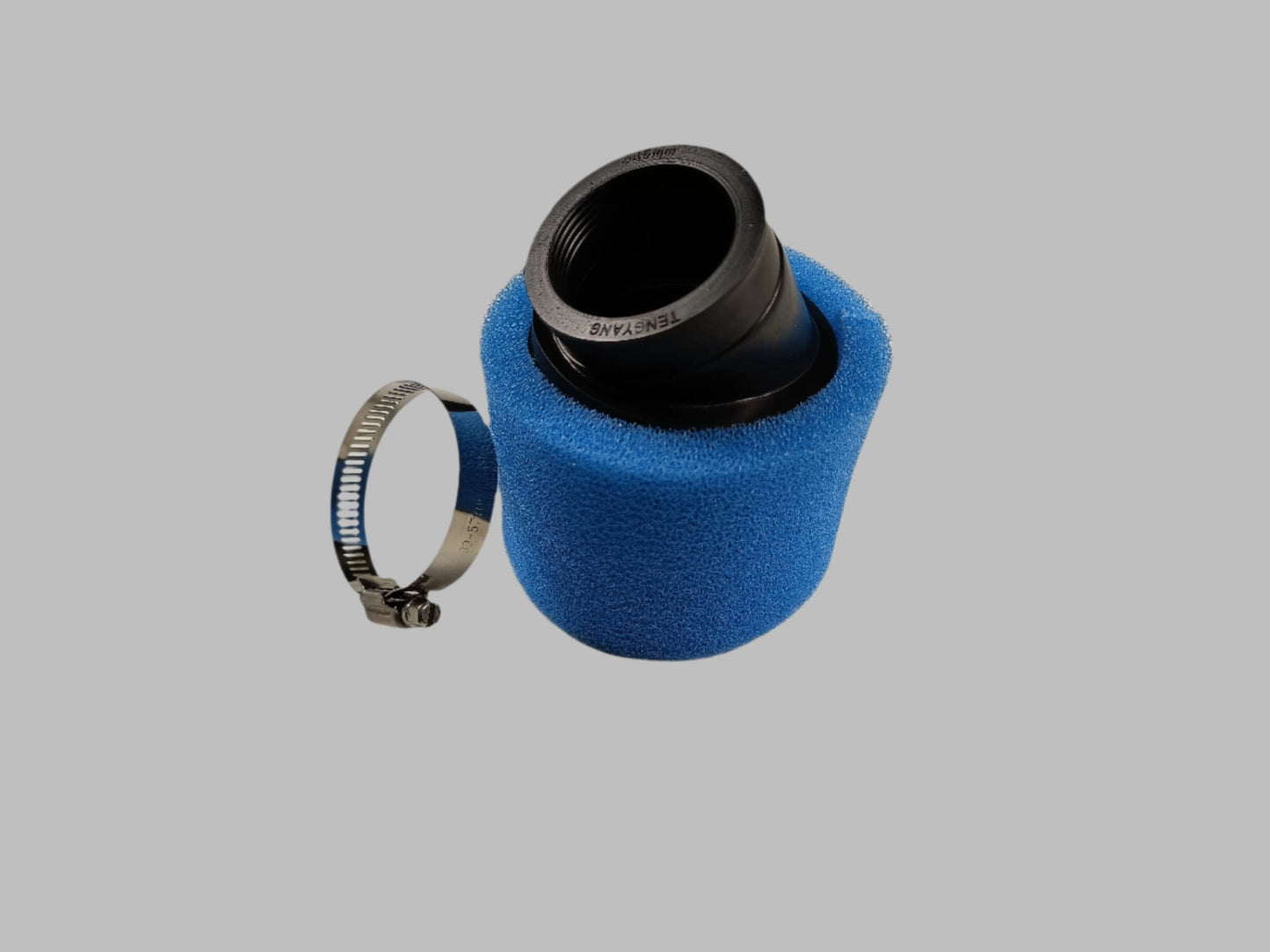 BLUE 45mm Bent Angled Foam Air Filter Pod PIT PRO Trail Quad Dirt Bike ATV Buggy - My Store