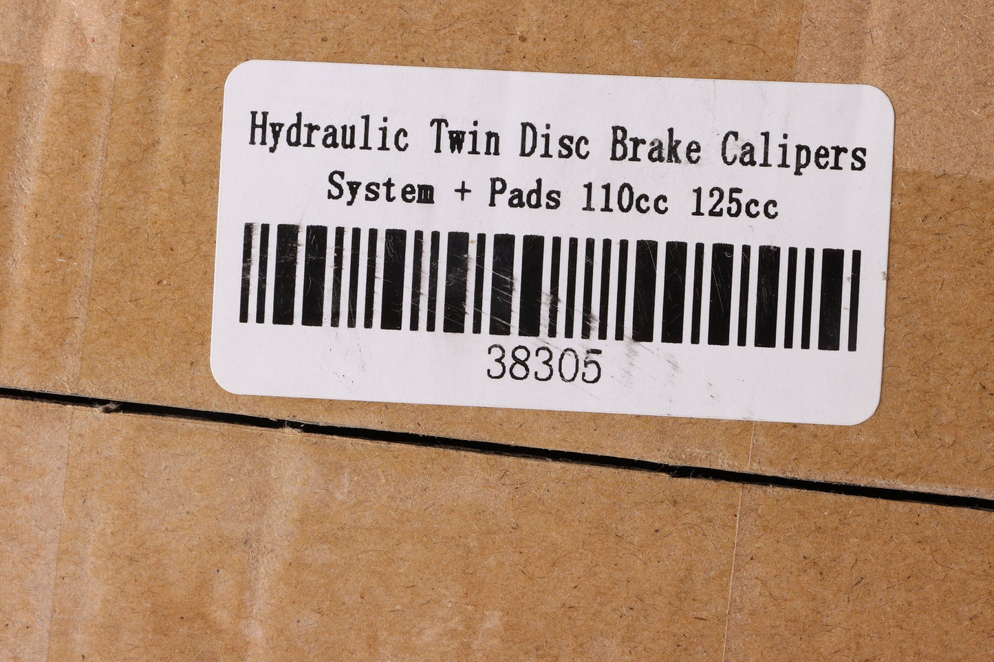 Hydraulic Twin Disc Brake Calipers System + Pads 110cc 125cc Quad Dirt Bike ATV - My Store