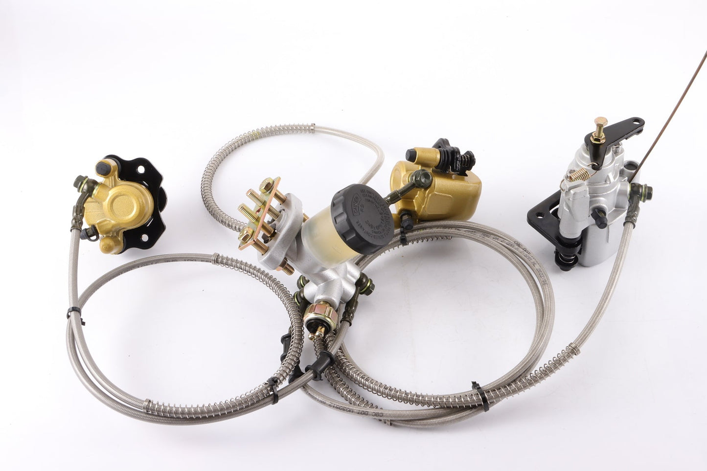 Hydraulic Disc Brake Calipers Pad System 150cc 250cc Quad Dirt Bike Dune Buggy - My Store