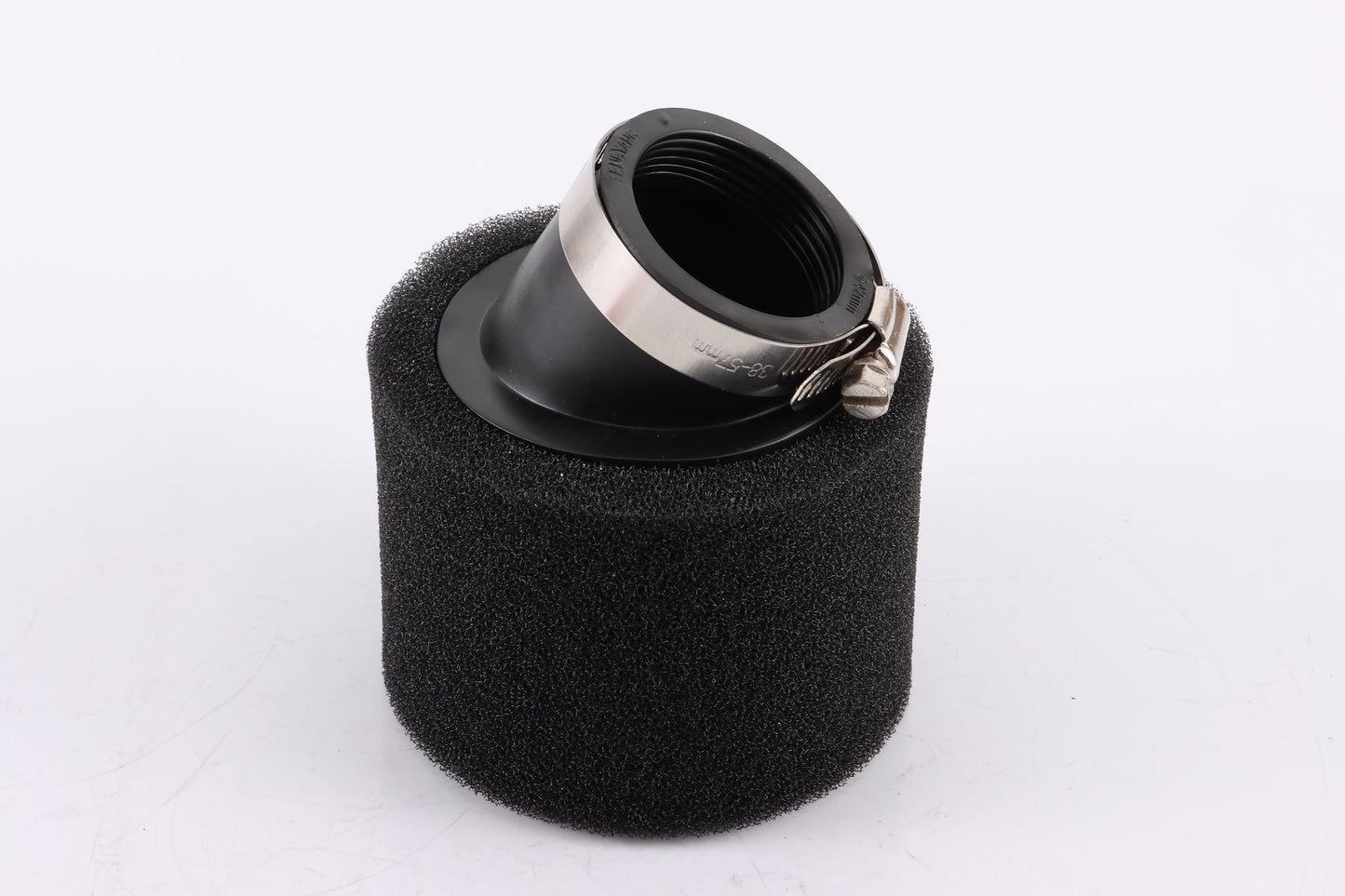 BLACK 42mm Bent Angled Foam Air Filter Pod PIT Quad Dirt Bike ATV Buggy - My Store