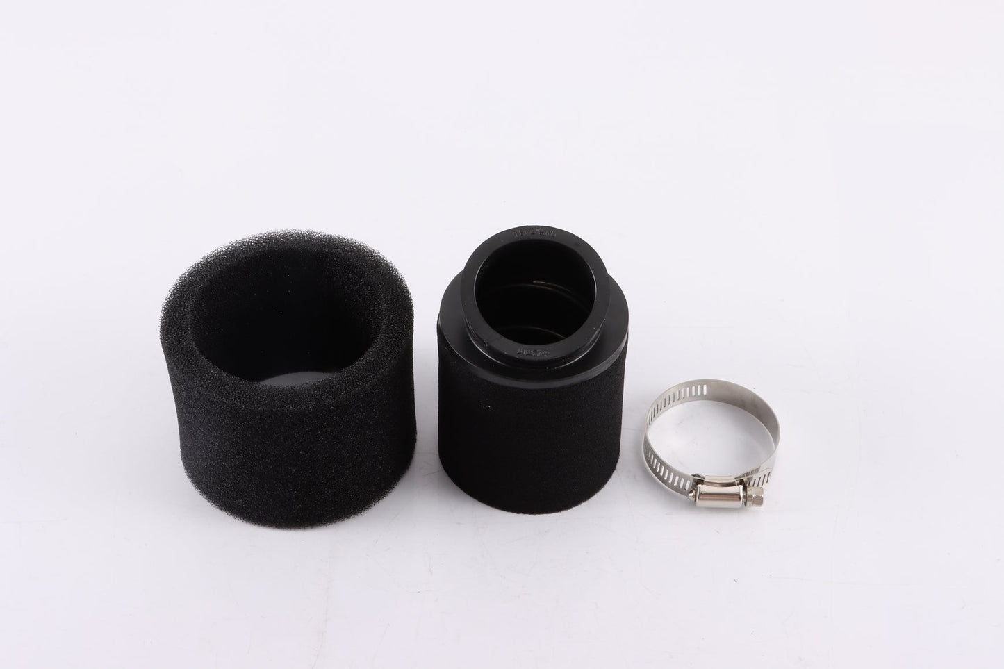 BLACK 42mm Bent Angled Foam Air Filter Pod PIT Quad Dirt Bike ATV Buggy - My Store
