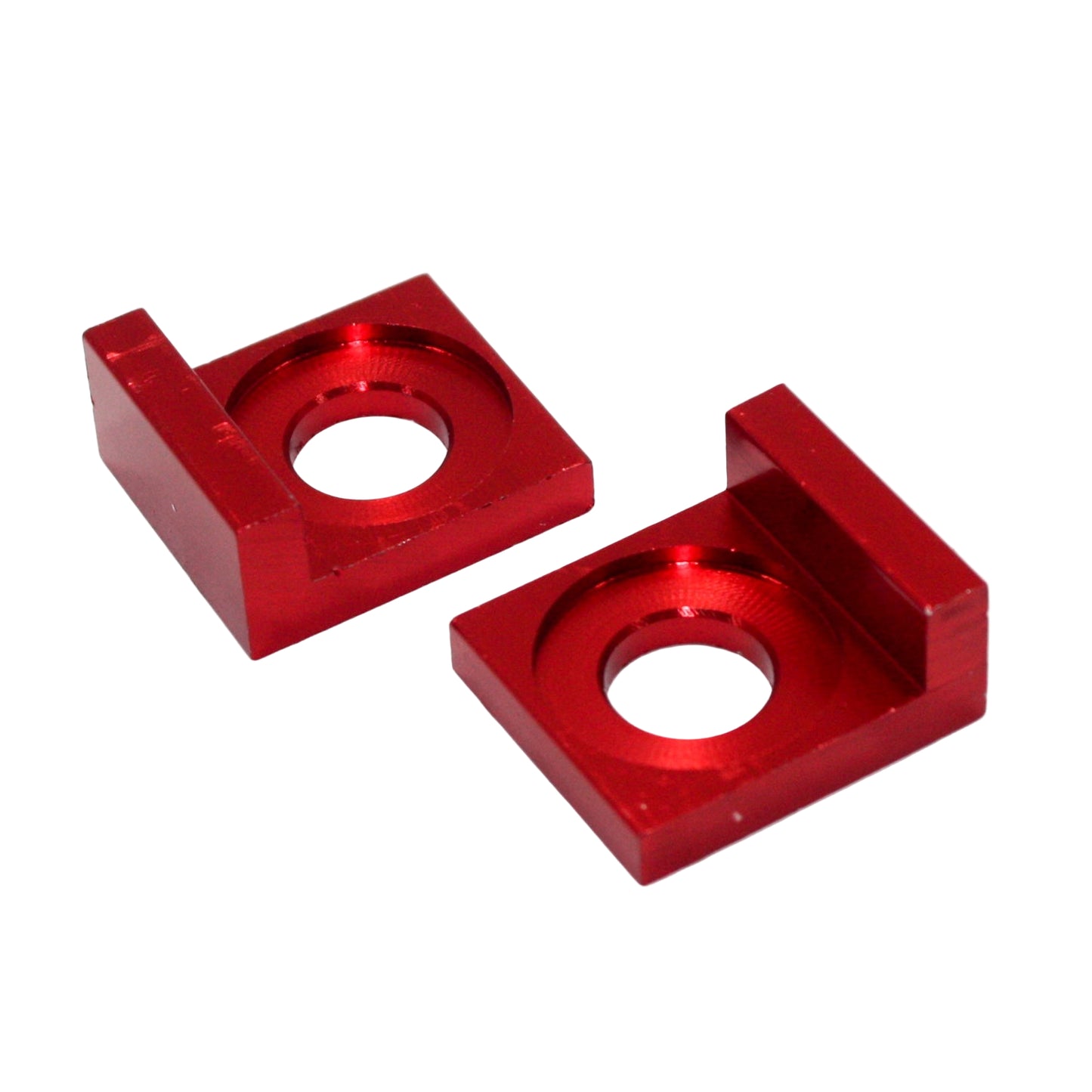 RED 15mm Alloy Chain Adjuster Block Tensioner PIT PRO Quad Trail Dirt Bike ATV - My Store