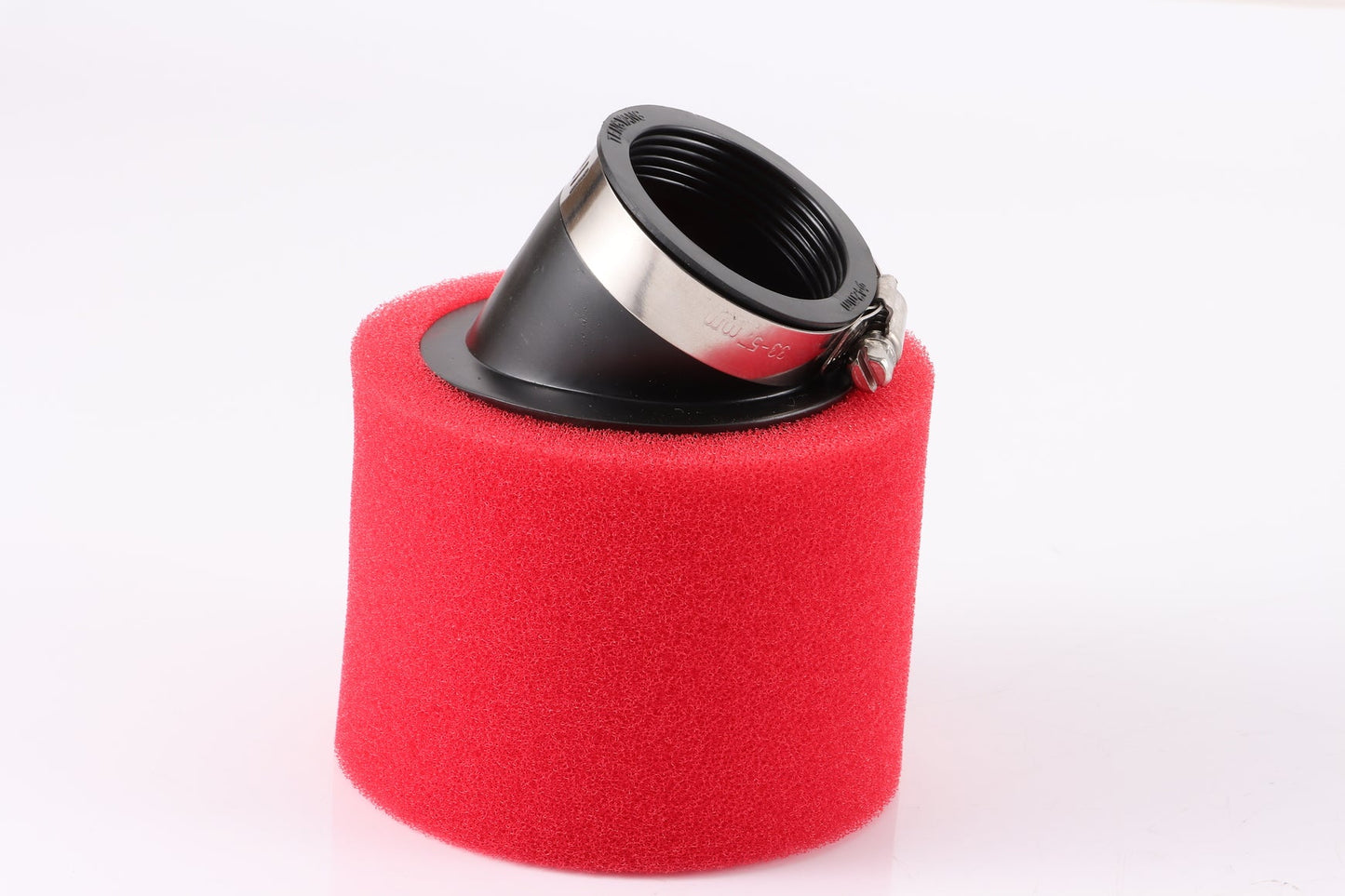RED 42mm Bent Angled Foam Air Filter Pod 150cc PIT Quad Dirt Bike ATV Buggy - My Store