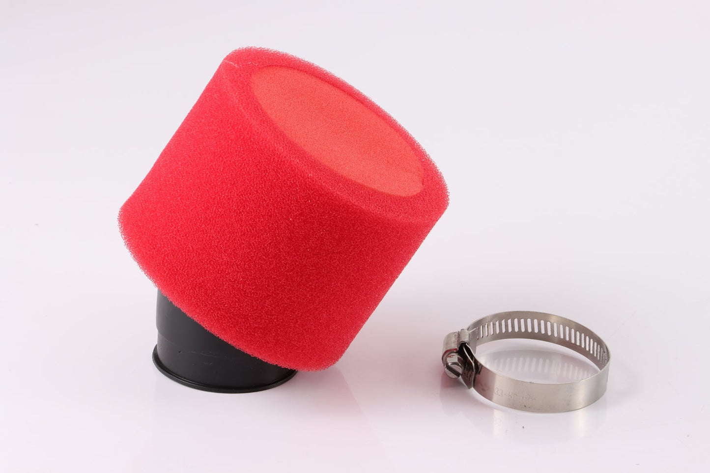 RED 42mm Bent Angled Foam Air Filter Pod 150cc PIT Quad Dirt Bike ATV Buggy - My Store