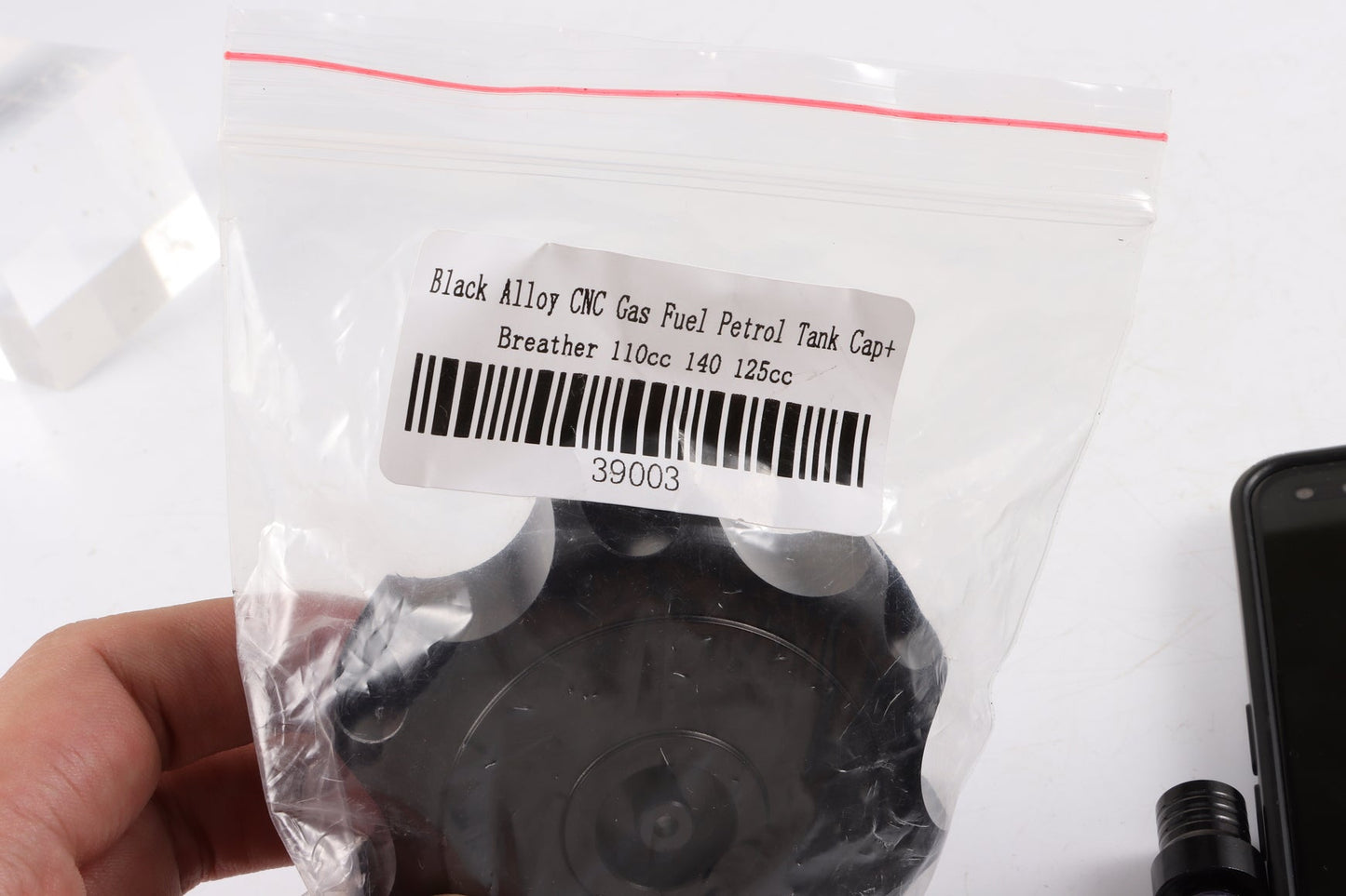 BLACK Alloy Gas Fuel Petrol Tank Cap + Breather 110cc 125cc PIT Trail Dirt Bike - My Store