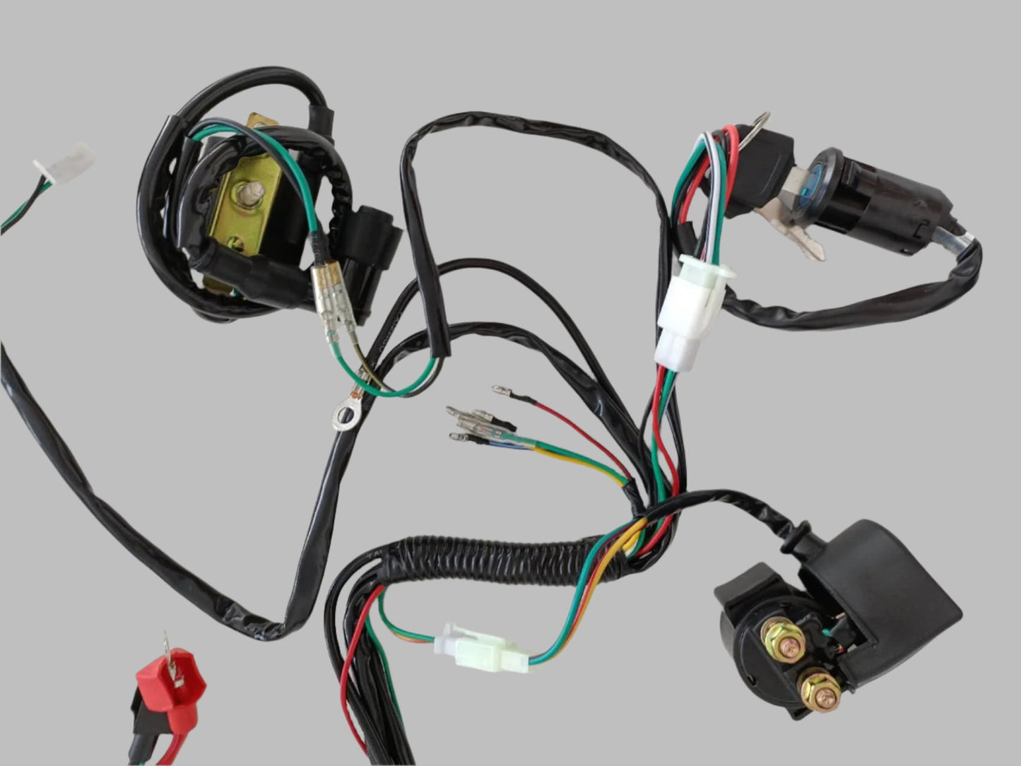 Complete Electric Start Engine Wiring Harness Loom 110 125cc Quad Bike ATV Buggy - My Store