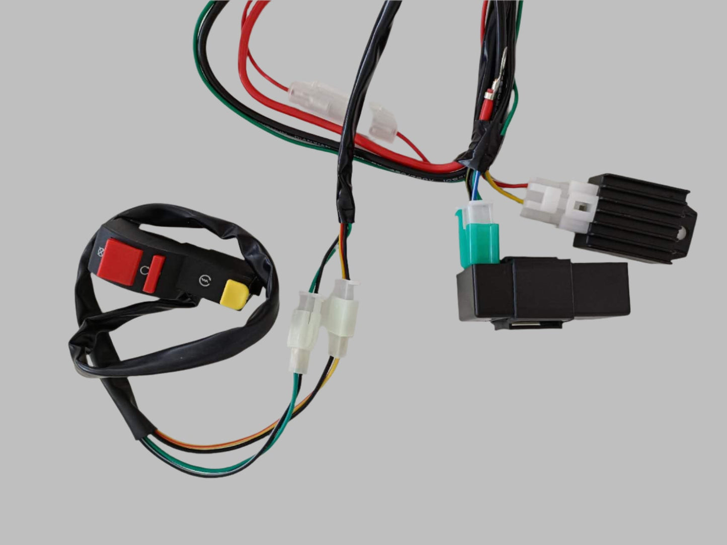 Complete Electric Start Engine Wiring Harness Loom 110 125cc Quad Bike ATV Buggy - My Store