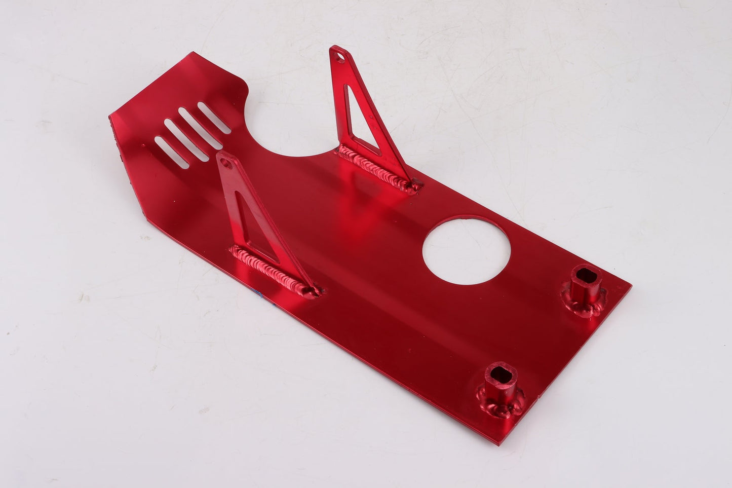 Red Engine Alloy Bash Plate Guard 70cc 110cc 125cc 140cc 150cc PIT PRO TRAIL DIRT BIKE - My Store