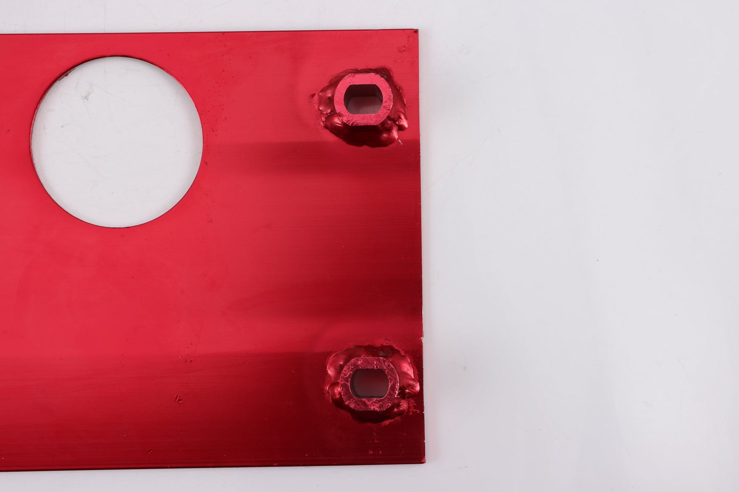 Red Engine Alloy Bash Plate Guard 70cc 110cc 125cc 140cc 150cc PIT PRO TRAIL DIRT BIKE - My Store