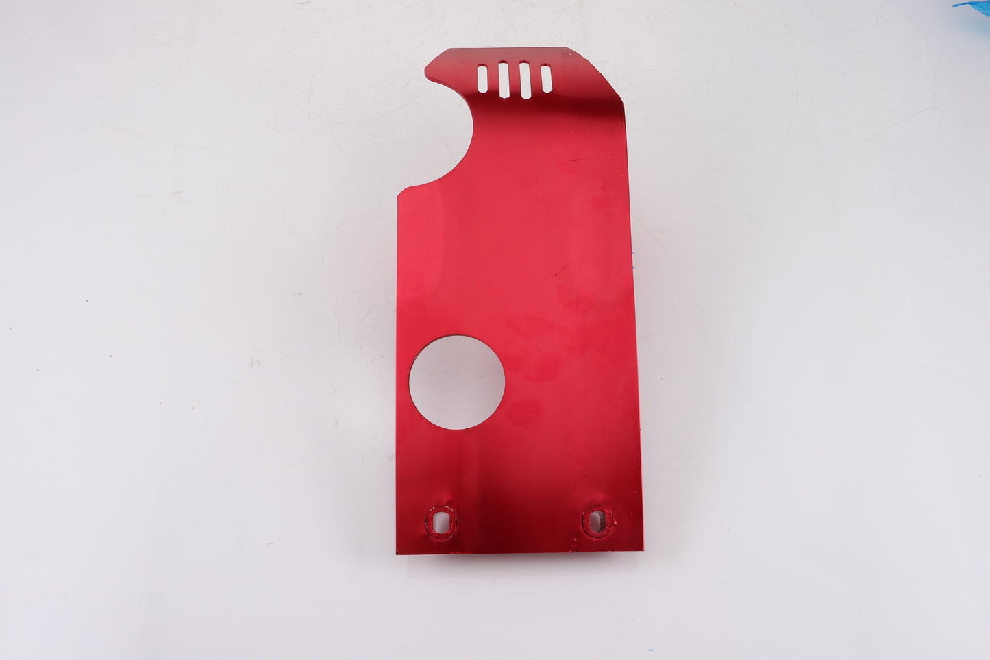 Red Engine Alloy Bash Plate Guard 70cc 110cc 125cc 140cc 150cc PIT PRO TRAIL DIRT BIKE - My Store