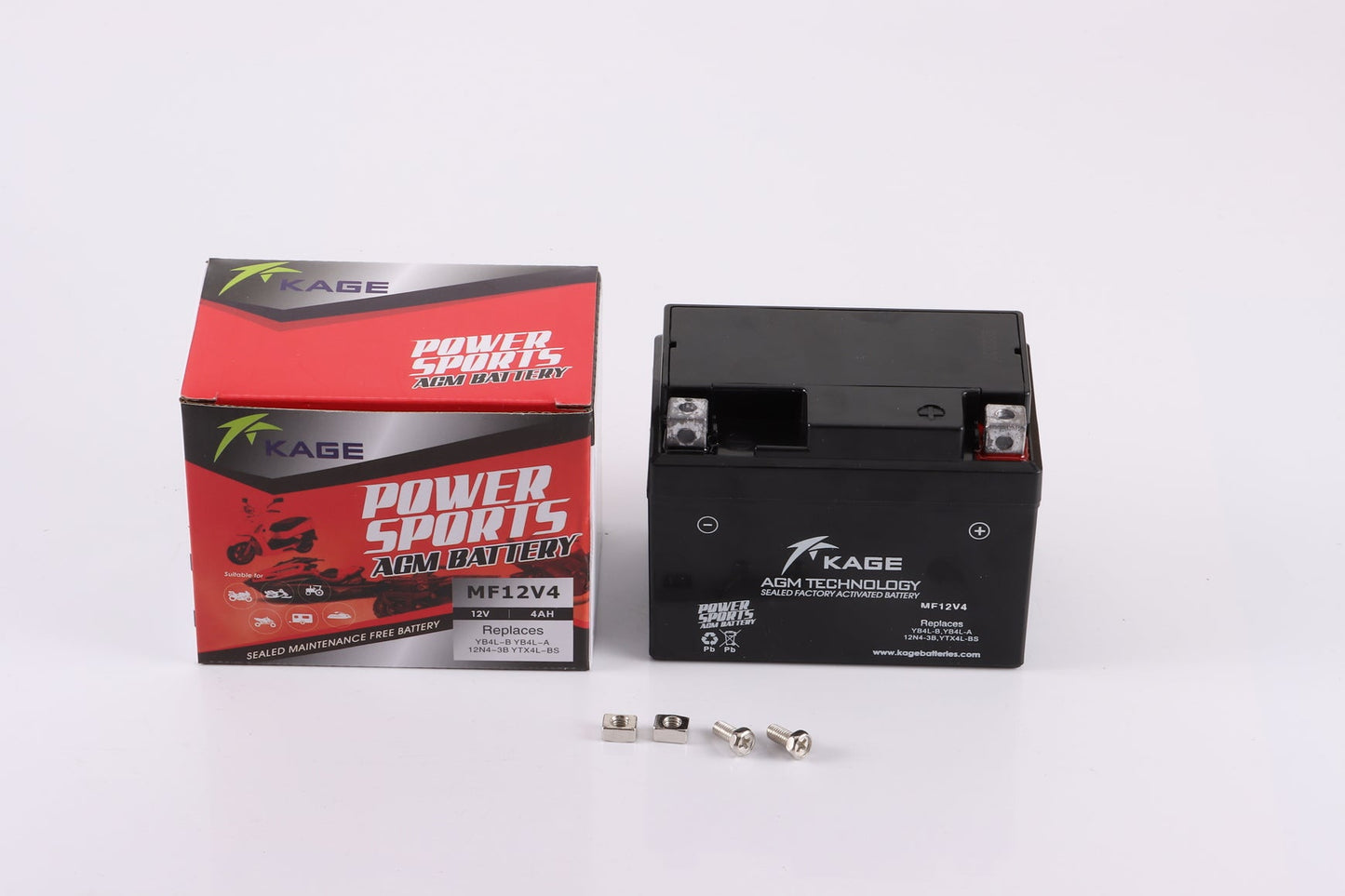 YT4L-BS 12V 4AH Battery 50cc 70cc 110cc PIT PRO TRAIL DIRT QUAD BIKE ATV BUGGY - My Store