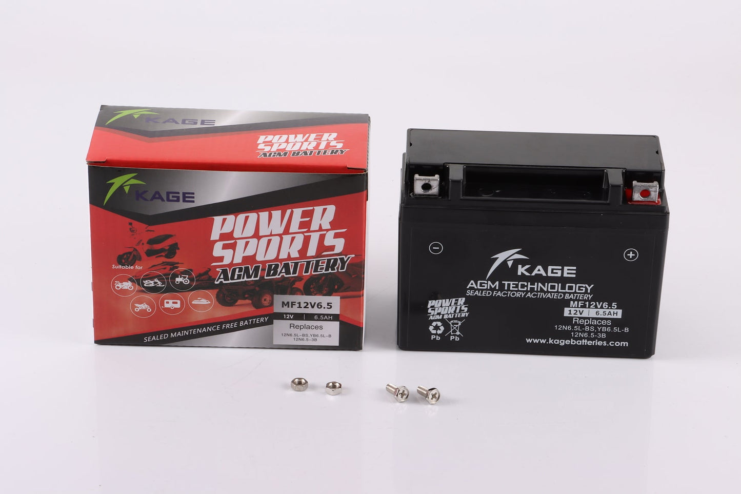 12N6.5-BS 12V 6.5AH Battery PIT PRO DIRT QUAD BIKE ATV BUGGY SCOOTER MOTORCYCLE - My Store